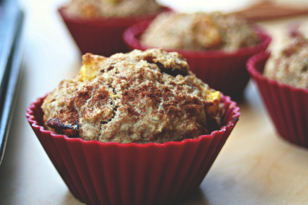 Oatmeal Peach and Cranberry Muffins 2