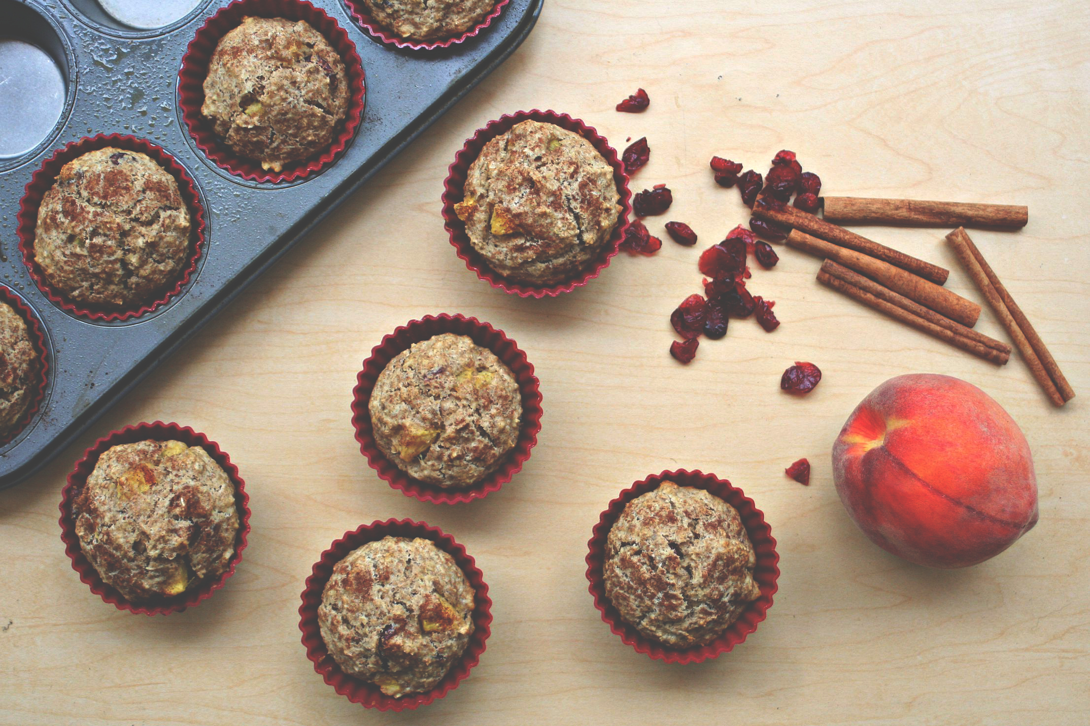 Cranberry-Peach-Oatmeal Kugel