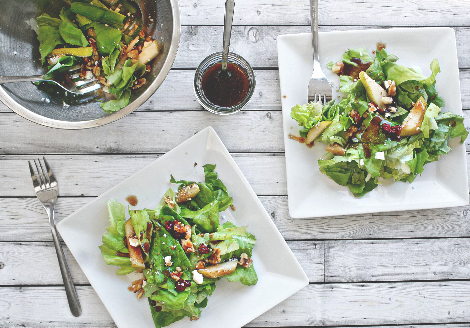 pear and walnut salad