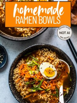 Homemade Ramen bowls pin