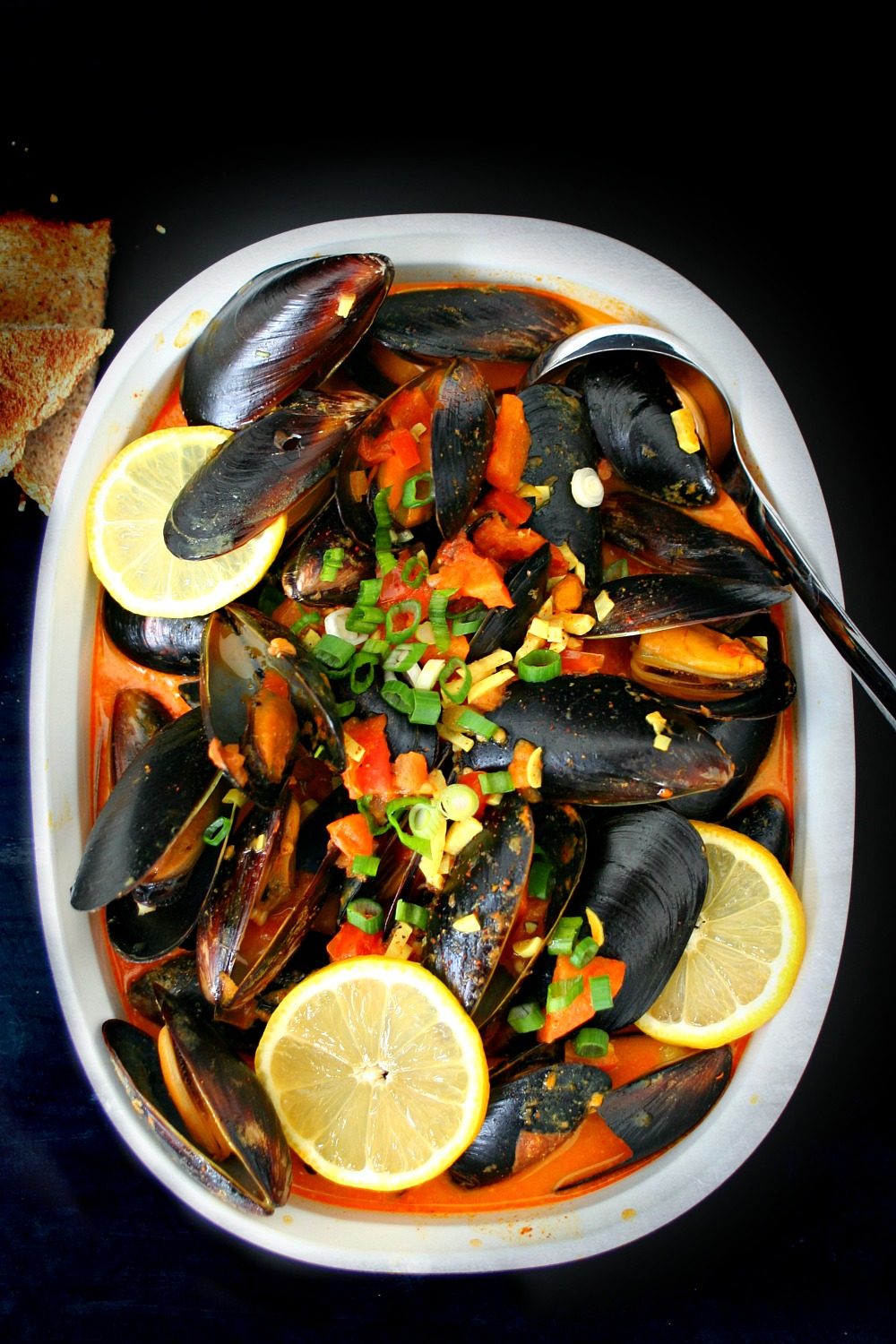 Mussels in Harissa Spiced Coconut Milk 03