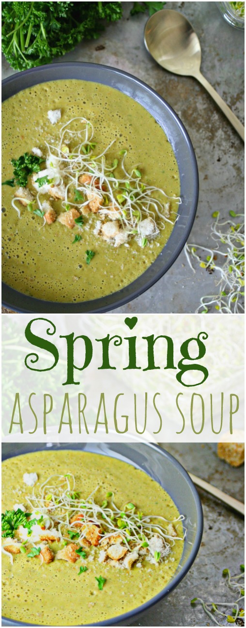 Spring Asparagus Soup Pinterest