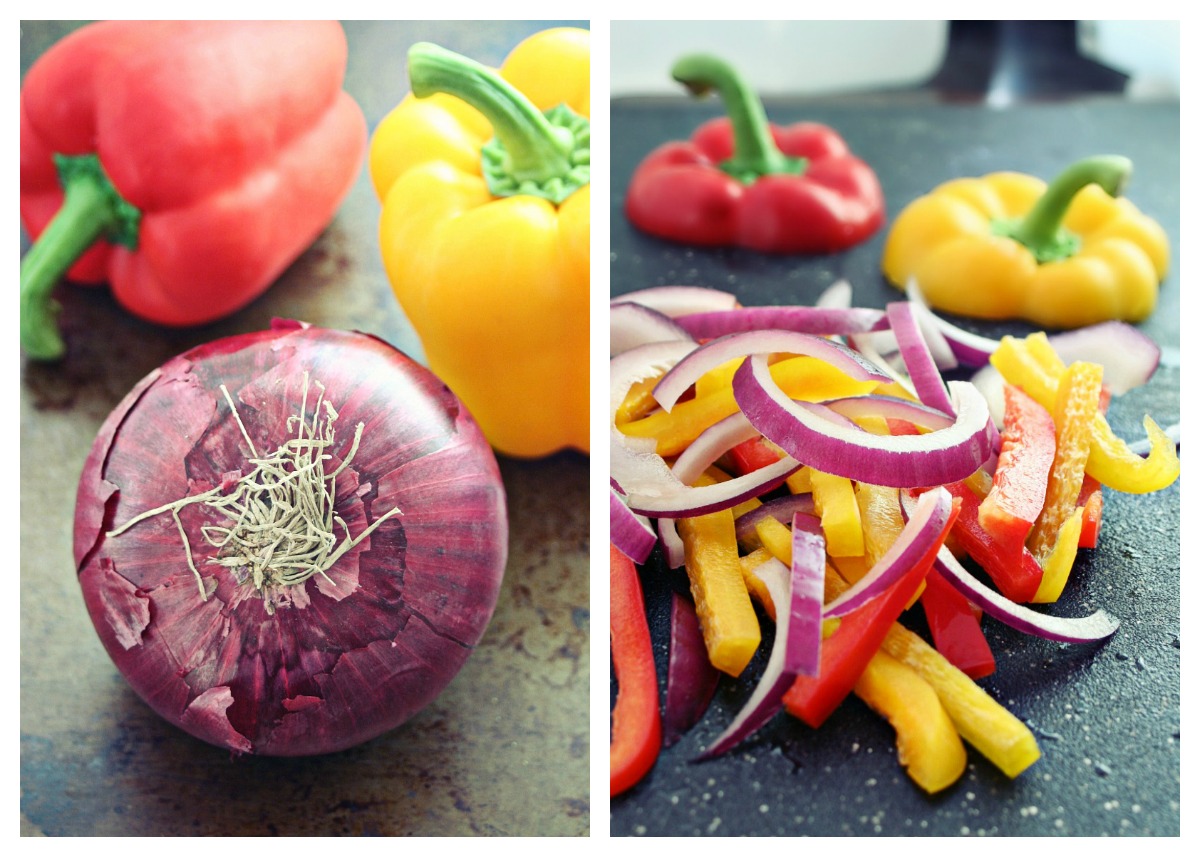 fajita-vegetable-collage