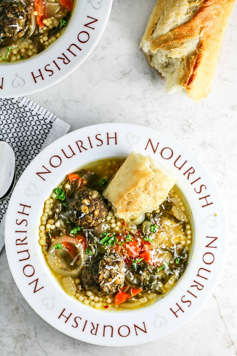 Vegetarian Italian Wedding Soup