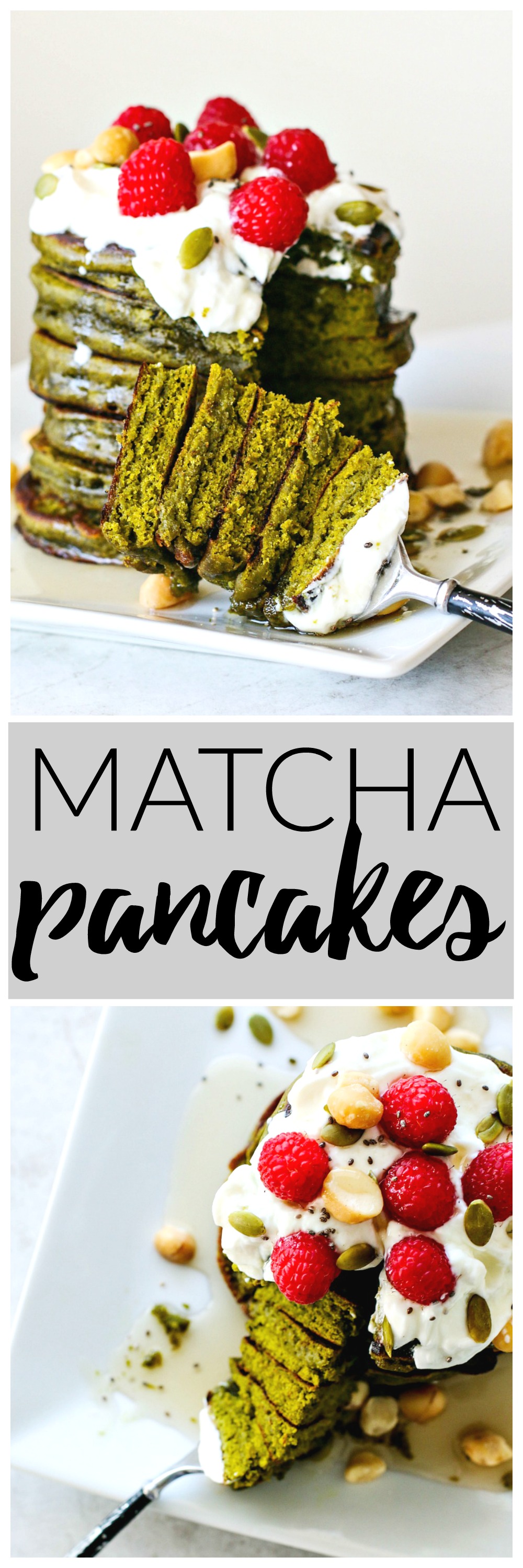 Matcha Green Tea Pancakes | Killing Thyme