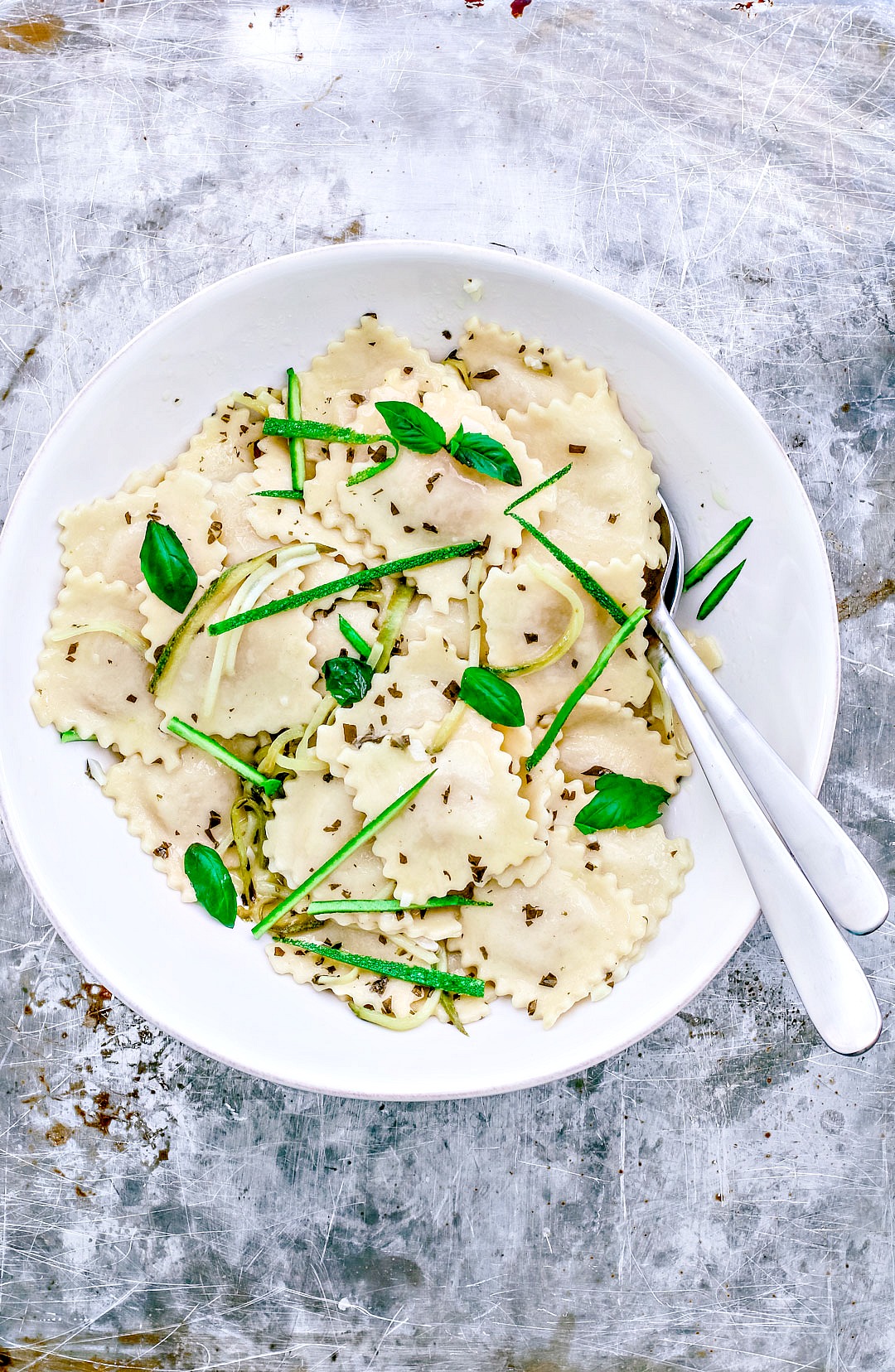 10-Minute Cheese Ravioli With Lemon Basil Butter Sauce | Killing Thyme