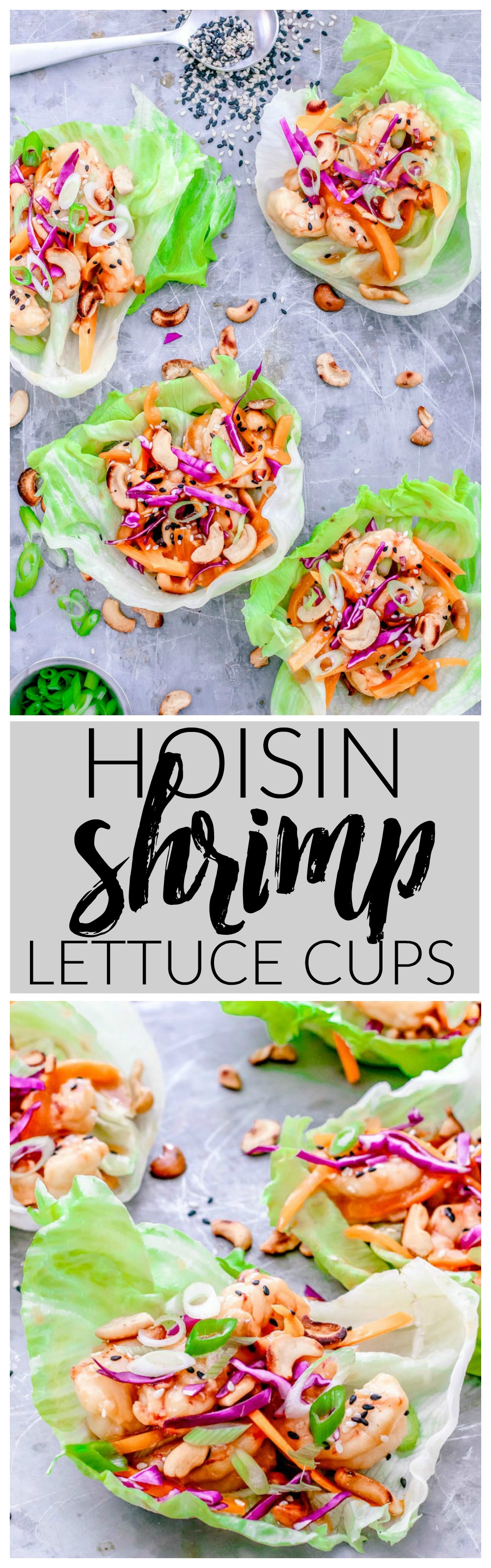 Hoisin Shrimp and Cashew Lettuce Cups | Killing Thyme