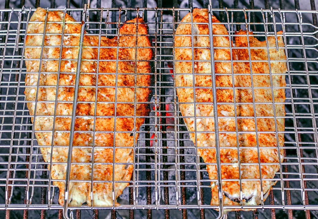 How To Grill Your Fish With A Grilling Basket | Killing Thyme