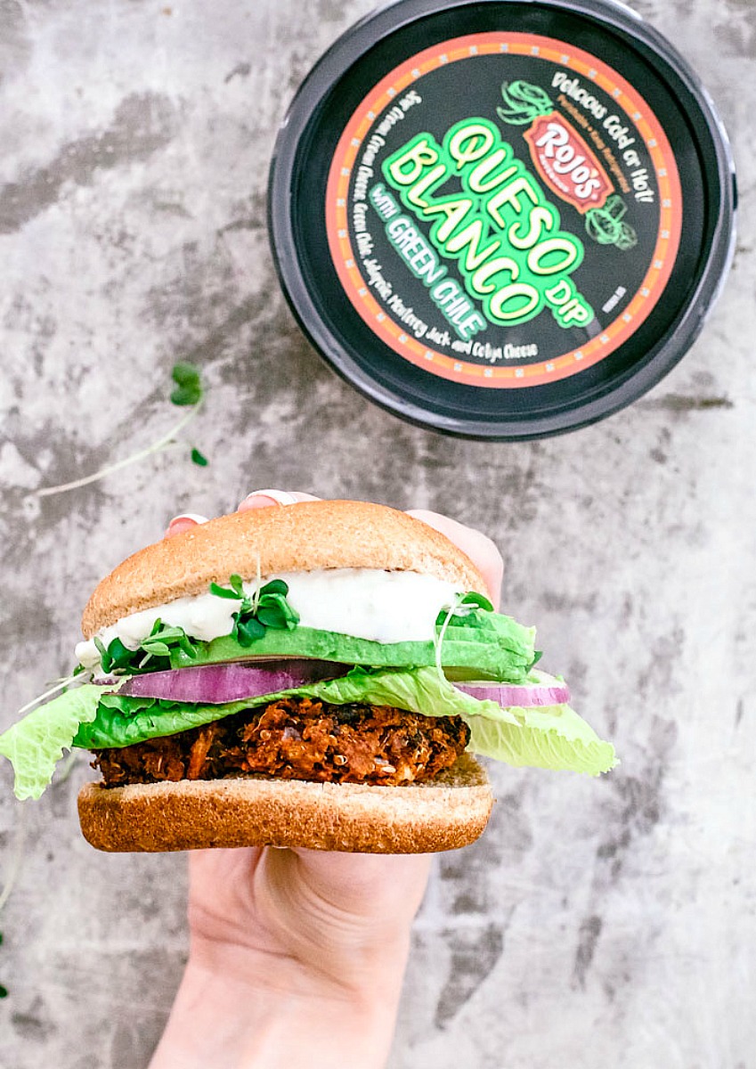 Southwestern Sweet Potato Quinoa Burger | Killing Thyme