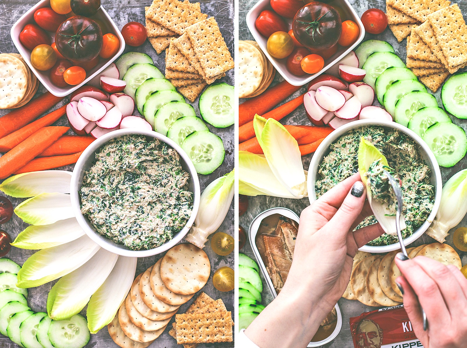 Smoked Fish Dip With Spinach | Killing Thyme