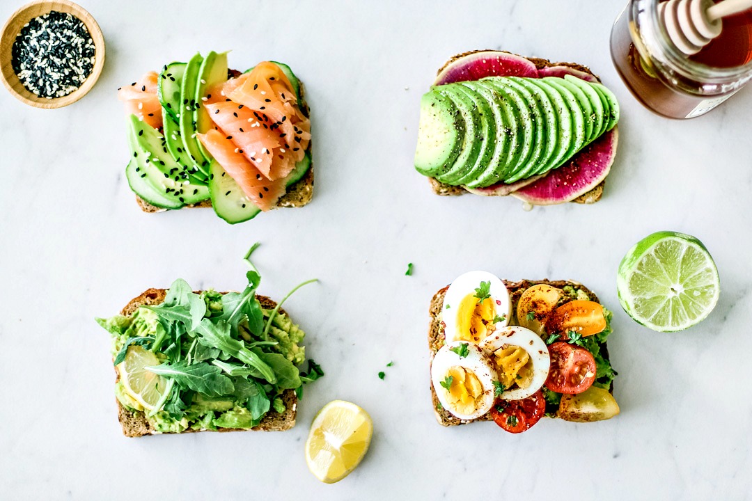 how to make avocado toast four ways