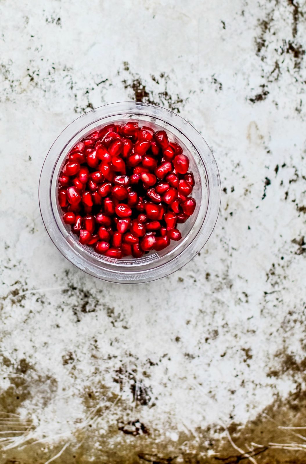 Pomegranate arils.