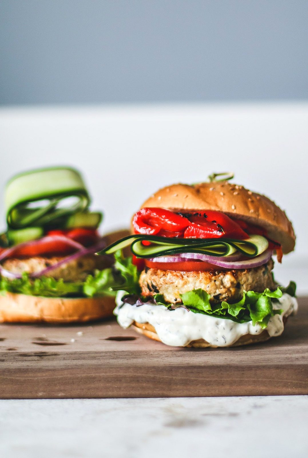 Greek Turkey Burgers.