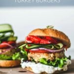 Tender Greek Turkey Burgers