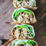 Lemon Mackerel Caesar Wraps