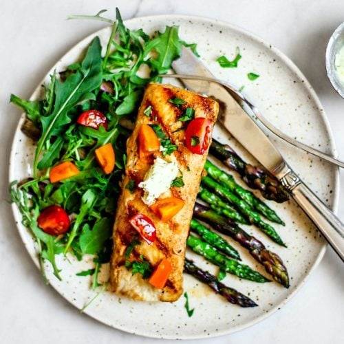 ChiliSeasoned Grilled MahiMahi with Lime Butter {MahiMahi Recipe