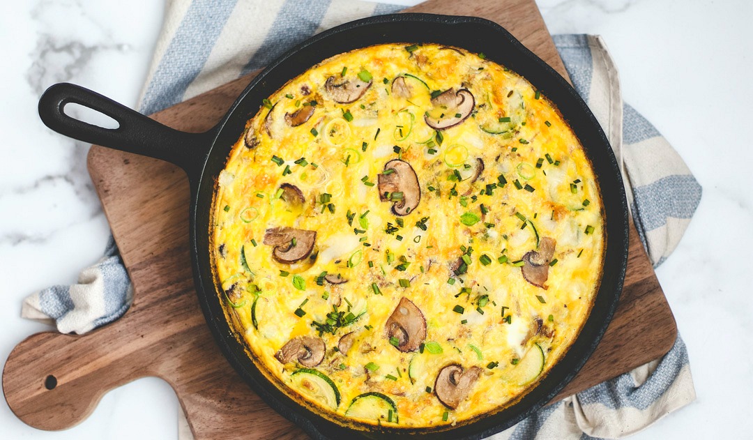 Summer Egg Frittata with Smoked Kippers-image