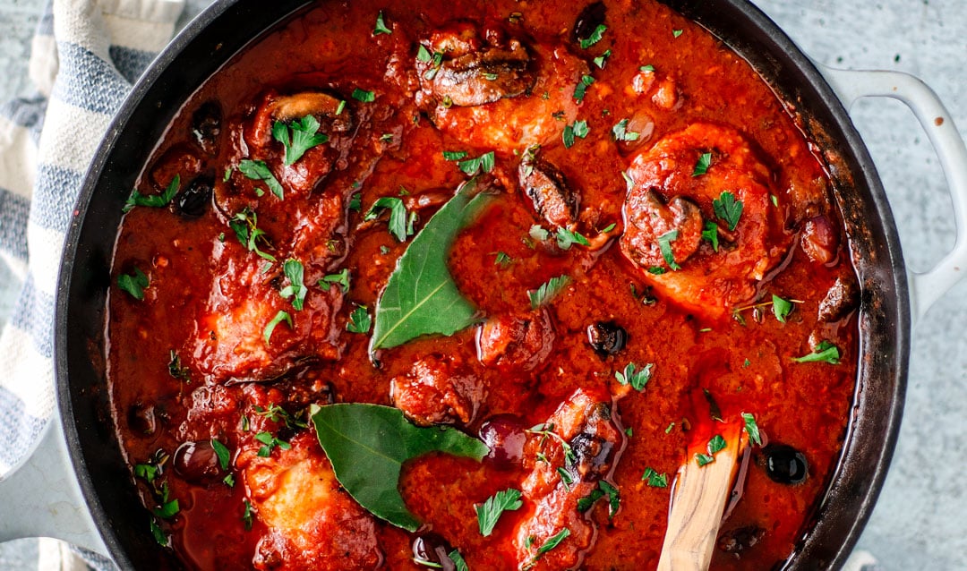 Boneless Chicken Cacciatore Killing Thyme