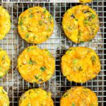 Scallion and Cheddar Egg Muffins with King Oscar Sardines