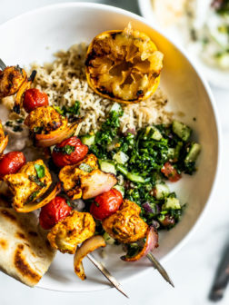 Grilled Moroccan Chicken Skewers