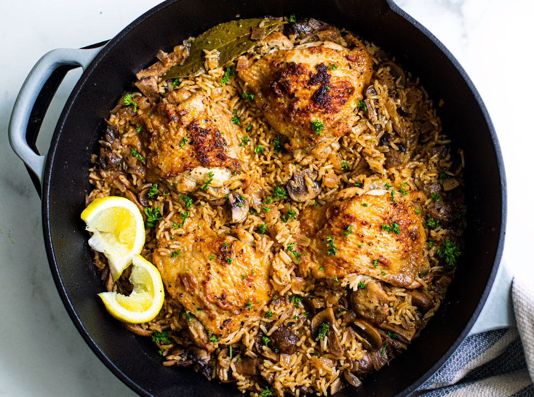 One-Pan Chicken and Rice