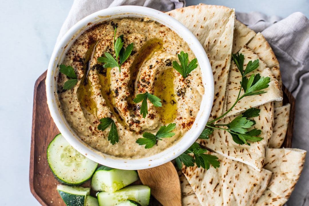 What is better hummus or baba ganoush?
