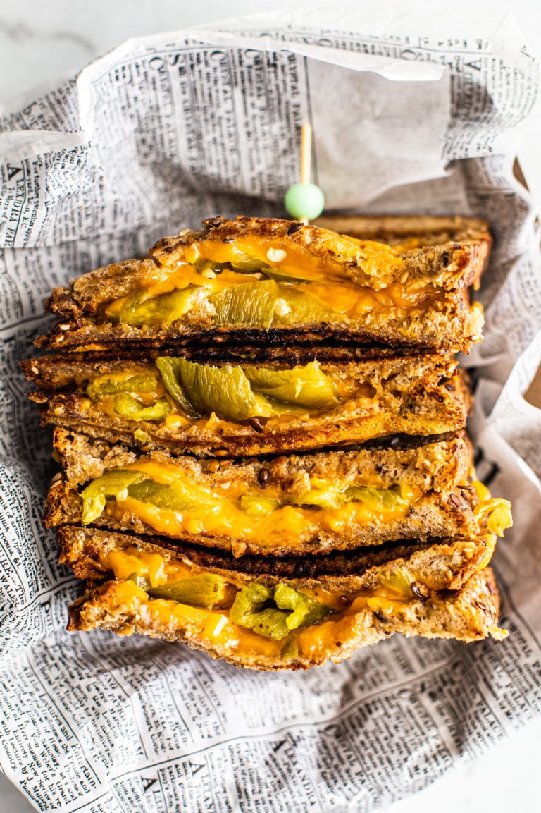 Roasted Hatch Chile Grilled Cheese Killing Thyme