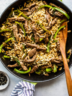 Soy & Sesame Beef Stir Fry with Noodles