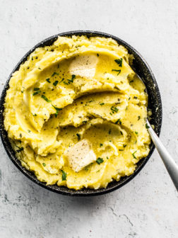 Herb and Garlic Instant Pot Mashed Potatoes