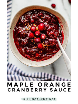 Maple Orange Cranberry Sauce PIN.