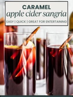 caramel apple cider sangria pin