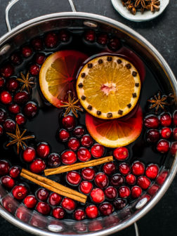 Mulled Wine with Caramel Vodka