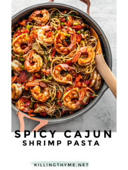Spicy Cajun Shrimp Pasta