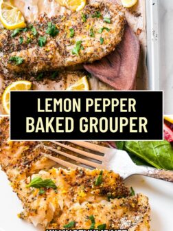 lemon pepper baked grouper pin