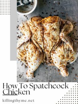 How to spatchcock chicken pin