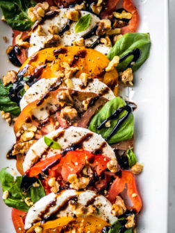 Caprese Salad With Toasted Walnuts