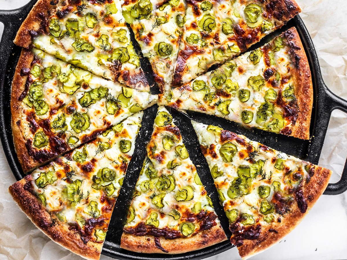 Dill pickle pizza killing thyme