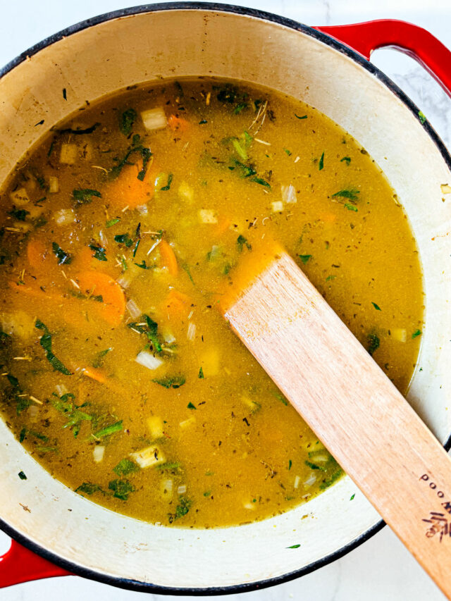 Healing Chicken Soup With Turmeric & Ginger - Killing Thyme