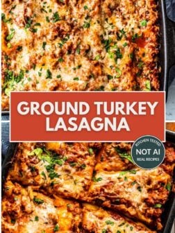 ground turkey lasagna pin