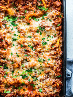 Delicious Lasagna with Ground Turkey Meat Sauce