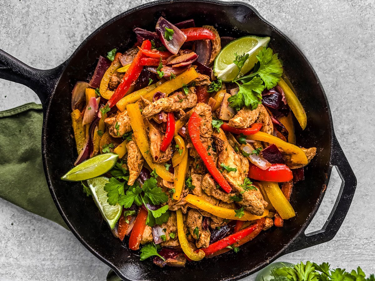 Marinated Chicken Fajitas w/ Chicken Breast Killing Thyme