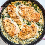 Spinach Artichoke Chicken Skillet recipe