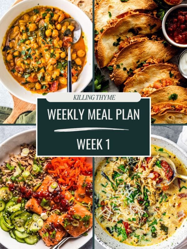 Meal Plan Week 1