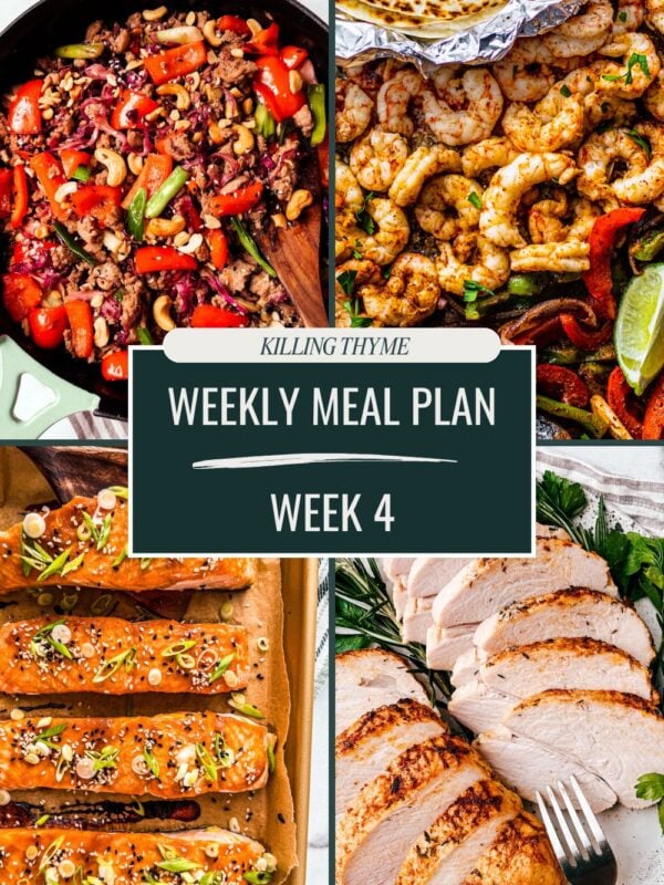 Weekly Meal Plan: Week 4