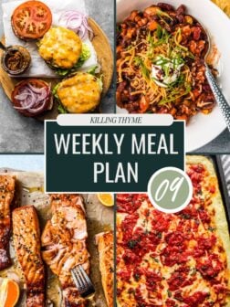 weekly meal plan #9 featured image
