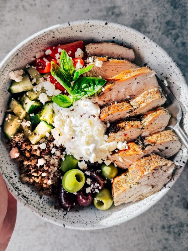 Greek Quinoa Bowls With Chicken