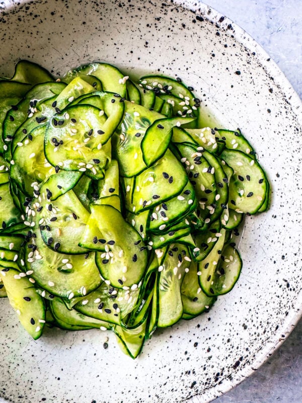 Quick Asian Pickled Cucumbers