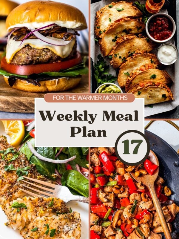 Weekly Meal Plan 17