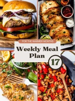 Weekly meal plan 17