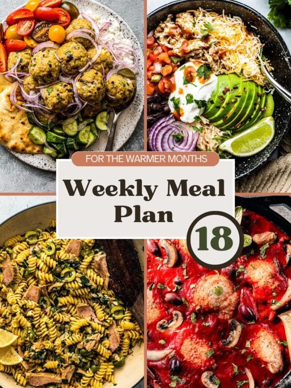 Weekly Meal Plan 18
